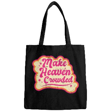 Discover Make Heaven Crowded Bible Scripture Jesus Bags