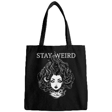 Discover Stay Weird - Moonchild Girl Bags