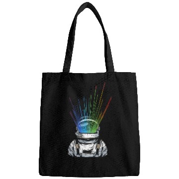 Discover Space Light Astronaut - Rainbow Rays Bags