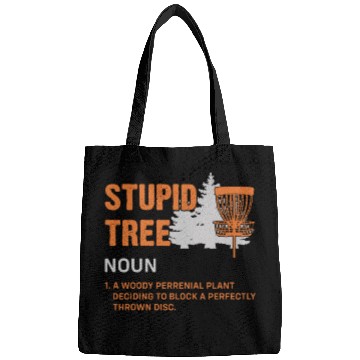 Discover Funny Disc Golf Stupid Tree Art Frisbee Bags