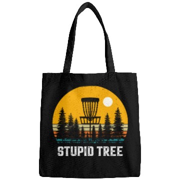 Discover Funny Disc Golf Stupid Tree Art Frisbee Bags