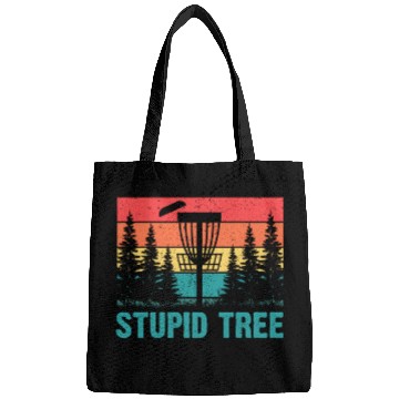 Discover Funny Disc Golf Stupid Tree Art Frisbee Bags