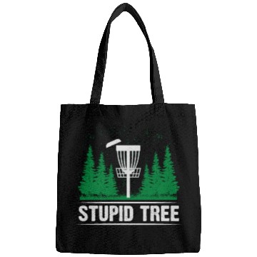 Discover Funny Disc Golf Stupid Tree Art Frisbee Bags