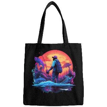 Discover Angler Sunset Neon Style Bags