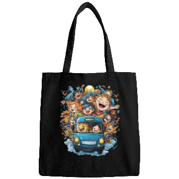 Discover Back to School Pre-K Kindergarten School Bus Bags