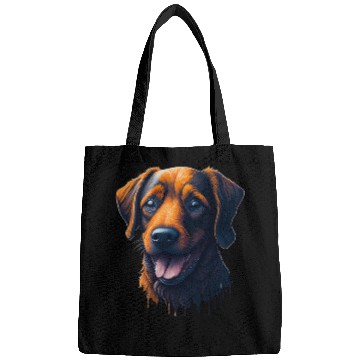 Discover Pawfect Watercolor Dog Bags