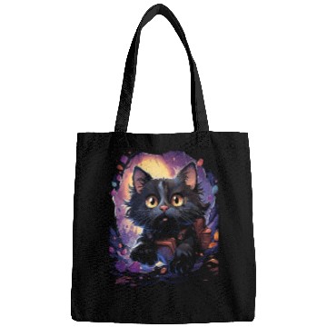 Discover Back to School Funny Cat Kitten Wearing School Bags