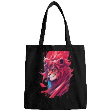 Discover Ninja lion nice Bags Ai design
