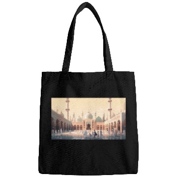 Discover sammy Islamic pilgrimage People walking around the Bags