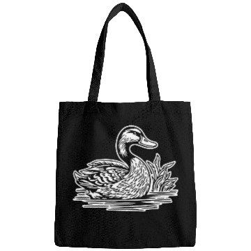 Discover Duck Bird Nature Pond Bags