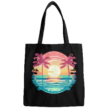 Discover Tropical Serenity Sunset Bags