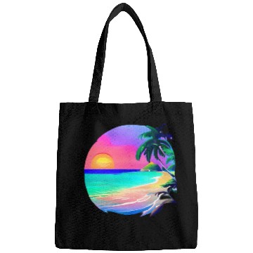 Discover Vintage Caribbean Beach Serenity Bags