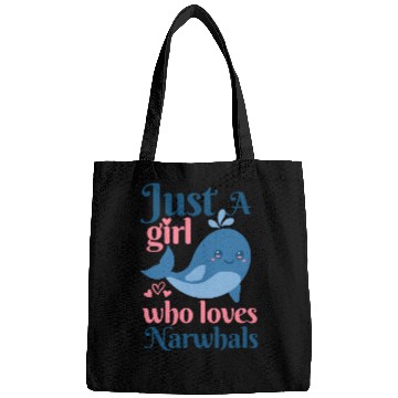 Discover Narwhal Narwhal Lover red Bags