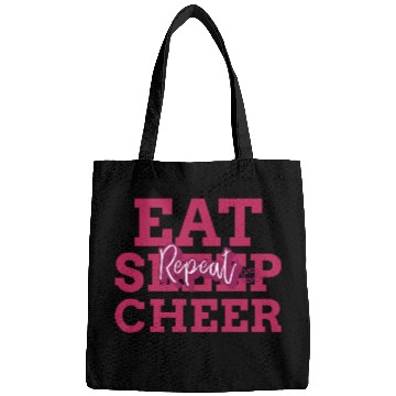 Discover eat sleep cheer repeat trending gift aesthetic Bags