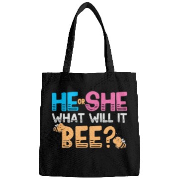 Discover Gender Reveal Bee green Bags