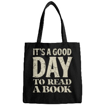 Discover Good Day To Read A Book Lover Bags