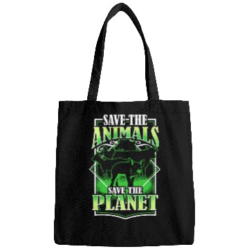 Discover Save The Animals Save The Planet Bags