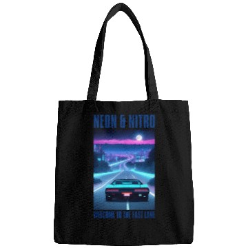 Discover Vintage 80s Futuristic Retrowave Neon Cyberpunk Bags