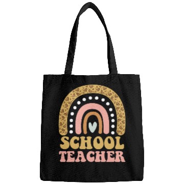 Discover School Teacher Rainbow School Teachers Bags