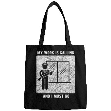 Discover Security Guard My Work Is Calling Bags