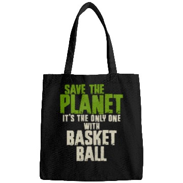 Discover Save The Planet Basketball Lover Bags