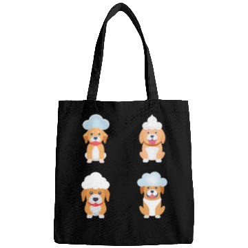 Discover 4 Dogs with Cloud - Unique for Dog Lovers Bags