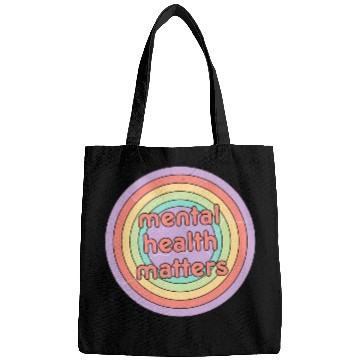 Discover Mental Health Matters | Retro Circle Peach Candy Bags
