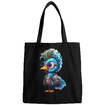 Discover Cute Peacock Cartoon Bags