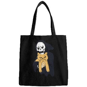 Discover The grim reaper loves cat Bags