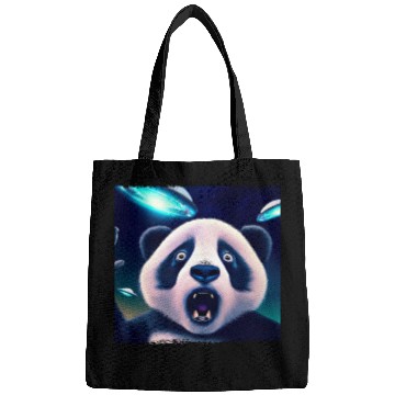 Discover Panda selfie with UFO surprise Bags