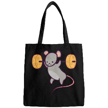 Discover Cute Gym Rat Cheese Squat Bags