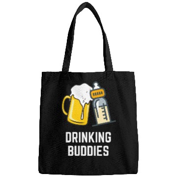 Discover Drinking Buddies Dad Son Desgin Bags
