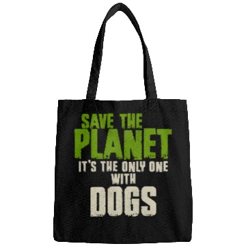 Discover Save The Planet Dog Lover Bags