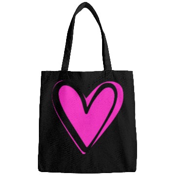 Discover Pink Heart nature Bags