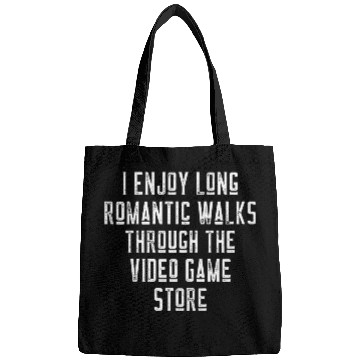 Discover Long Romantic Walks Through The Video Game Store Bags