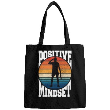 Discover Positive Mindset Vintage Sunset Tennis Bags