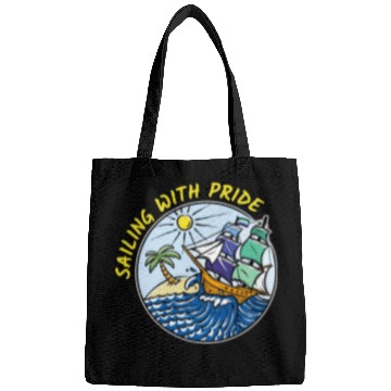 Discover LGBTQ Sailing Ship with Gay Flag, Family Vacation Bags