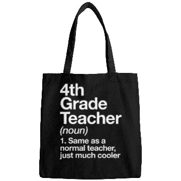 Discover 4th Grade Teacher Definition Funny Back To Schoolc Bags