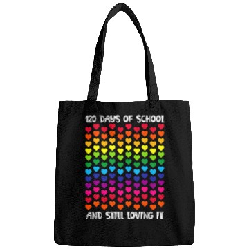 Discover Happy 120th Day of School Teacher Student Bags