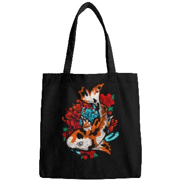 Discover Koi fish farmer gift colorful koi carp Bags