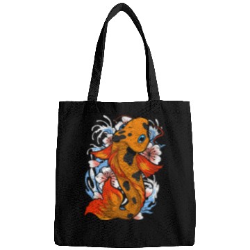 Discover Koi fish farm gift colorful koi carp Bags