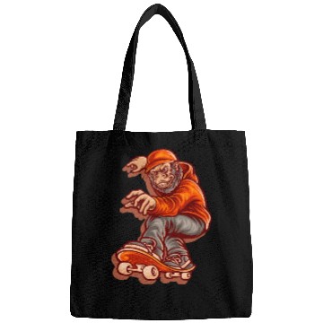 Discover Skate monkey character Bags