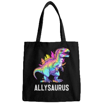 Discover Allysaurus Dinosaur LGBT Community Dino Lover Pun Bags