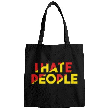 Discover I Hate People humor Bags