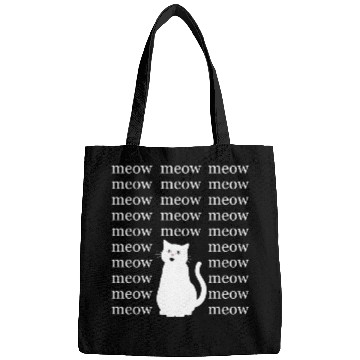 Discover Chatty Cat White Cat hipster Bags