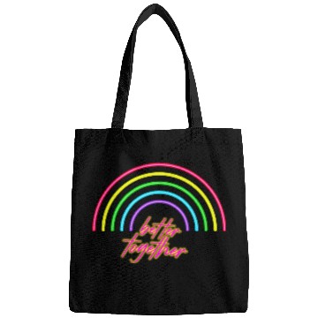 Discover Better Together Neon Rainbow vintage Bags