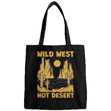 Discover desert wild west cactus nature Bags