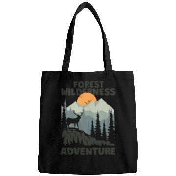 Discover forest wilderness adventure deer mountain Bags