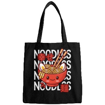 Discover Kawaii Ramen Noodle Bowl Noodles Red Bags