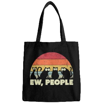 Discover Funny Cat Bags Retro Style Ew People Bags